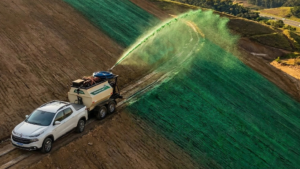 Hidrossemeadura da Agrega Verde recuperando área degradada e reduzindo CO2